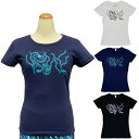 フラT フラダンス tシャツ レディース 半袖 トップス カナナカ柄 人魚 白 黒 紺 おしゃれ 練習着 ぴったり 人気 おすすめ ネコポス対応可