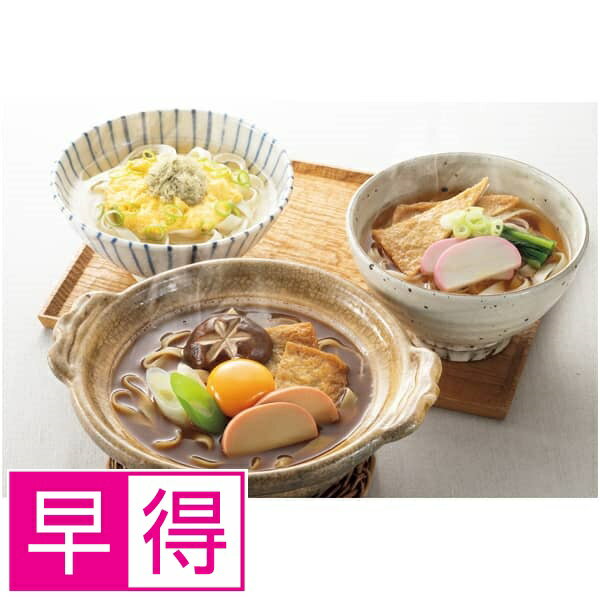 【冬ギフト早得】宮きしめん 宮きしめん三種詰合せのサムネイル