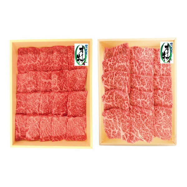 【夏ギフト】オリーブ牛焼肉2種食べくらべセット