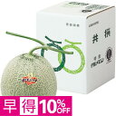 【父の日早得】北海道産(JA夕張市)夕張メロン 優品2L1玉 父の日 ギフト プレゼント 贈答 早割 メロン 北海道 フルーツ