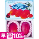 【父の日早得】宮崎県産(JA西都)宮崎マンゴー 化粧箱2個 父の日 ギフト プレゼント 贈答 早割 マンゴー 宮崎県 フルーツ