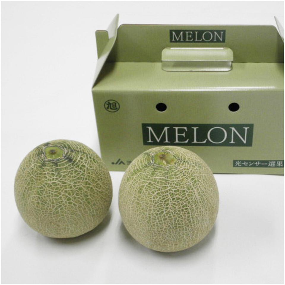 【父の日】茨城県産クインシーメロン 2個 父の日 ギフト プレゼント 贈答 茨城県 メロン フルーツのサムネイル