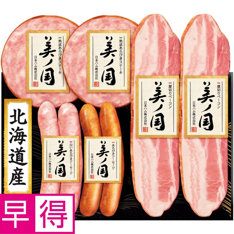 【夏の贈りもの早得】日本ハム 北海道 プレミアム 美ノ国