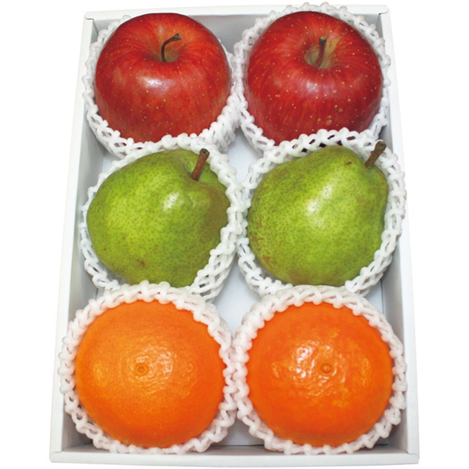 【冬の贈りもの】青森県産、愛媛県産、山形県産サンふじりんご、紅まどんな＆ラ・フランス(4)