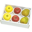 【冬の贈りもの】山形県産蜜入りりんご2種とラ・フランス詰合せ