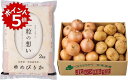 ★10/25 23:59までポイント5倍★【冬の贈りもの】北海道産 お米と野菜詰合せAセット