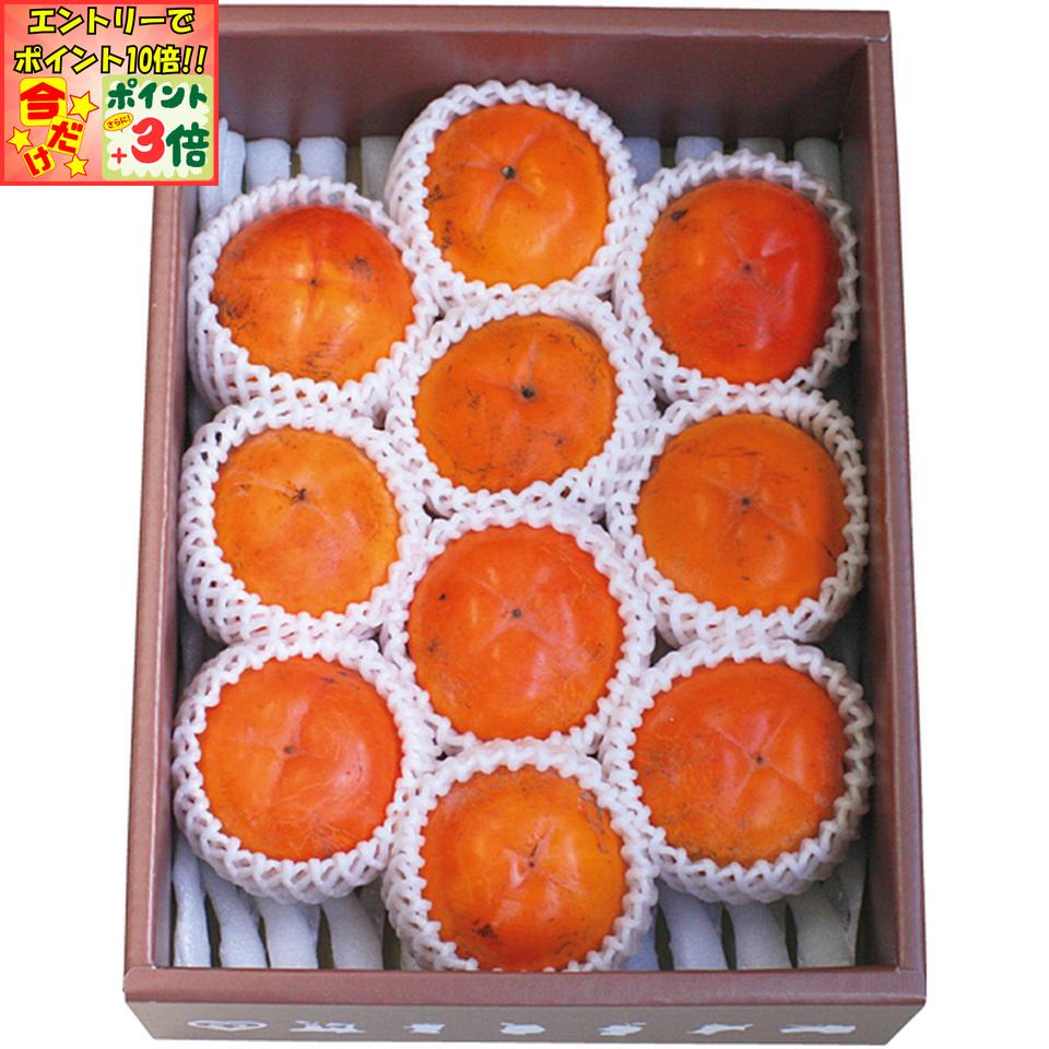 ★ポイント3倍＆エントリーで更に+10倍!!★【冬の贈りもの】福島県産光センサー選果の会津みしらず柿