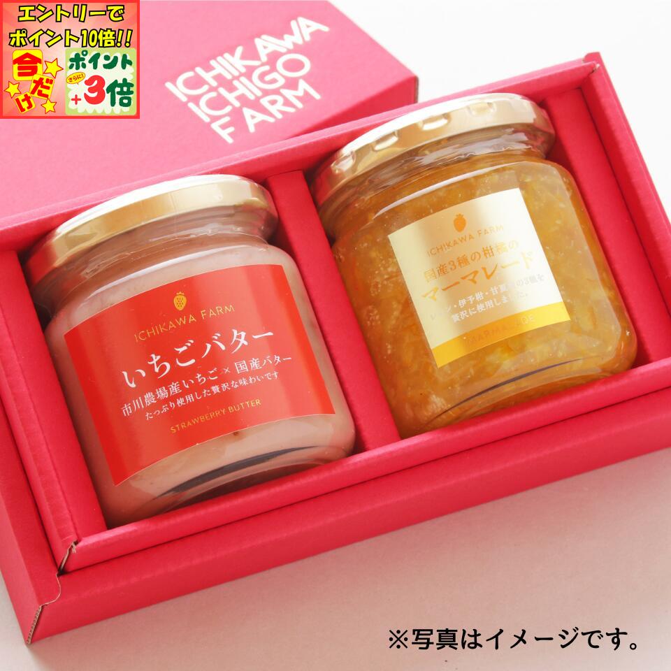 ★ポイント3倍＆エントリーで更に+10倍!!★【滋賀 市川農場】いちごバター・マーマレードギフト（SIK-BM）