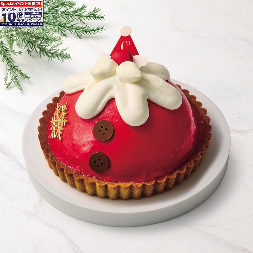 ★エントリーでポイント10倍★☆クリスマス☆シーキューブいちごのティラミスサンタドーム