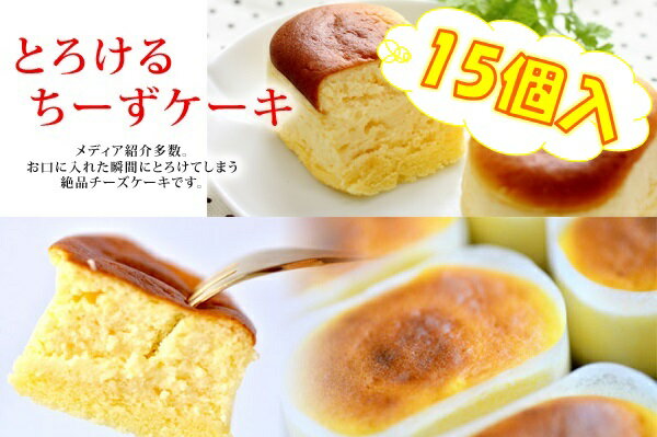 ★★5/27 1:59まで全品ポイント10倍★★【住吉屋】とろけるチーズケーキ15個入