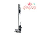 ★春の新生活★【アイリスオーヤマ】充電式サイクロンスティッククリーナーSUUZE SCD-210P-H グレー(2)