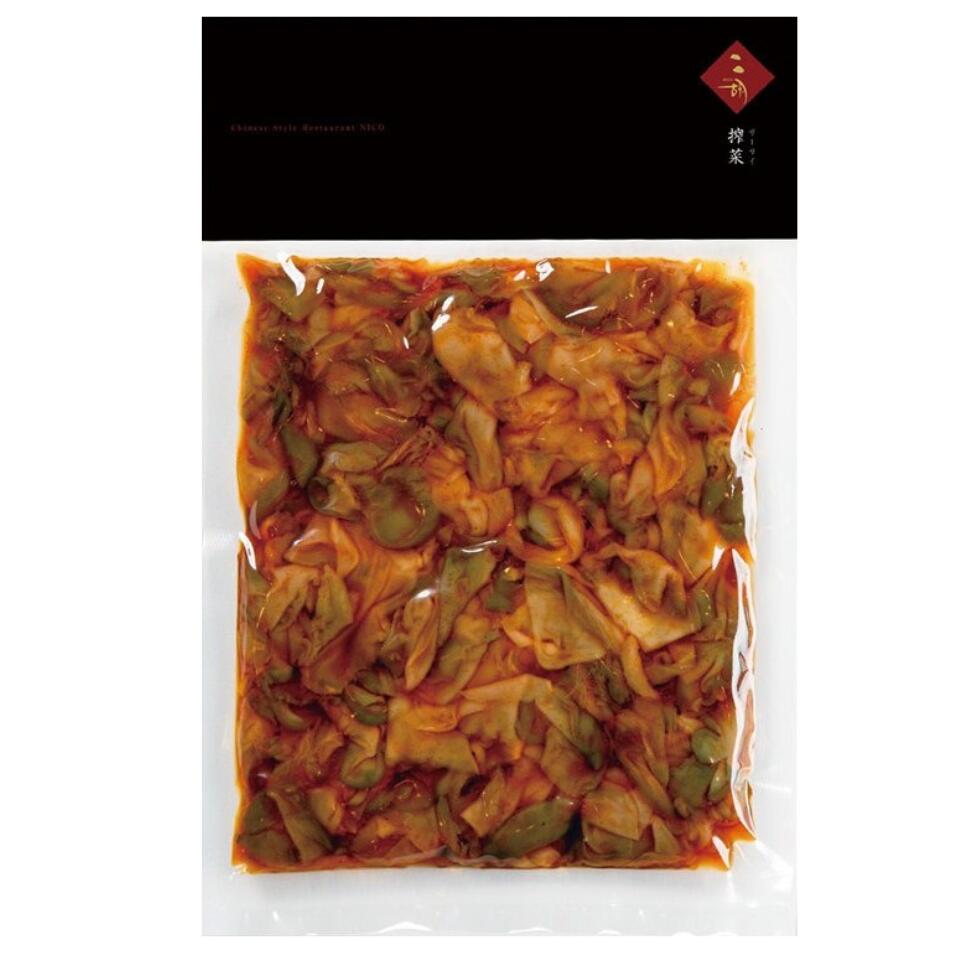 【彩食健美 二胡】ニ胡特製 ザーサイ 160g（付属タレ含む）