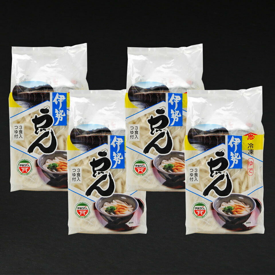 【伊勢 山口製麺】冷凍伊勢うどんセット12食入（つゆ付）