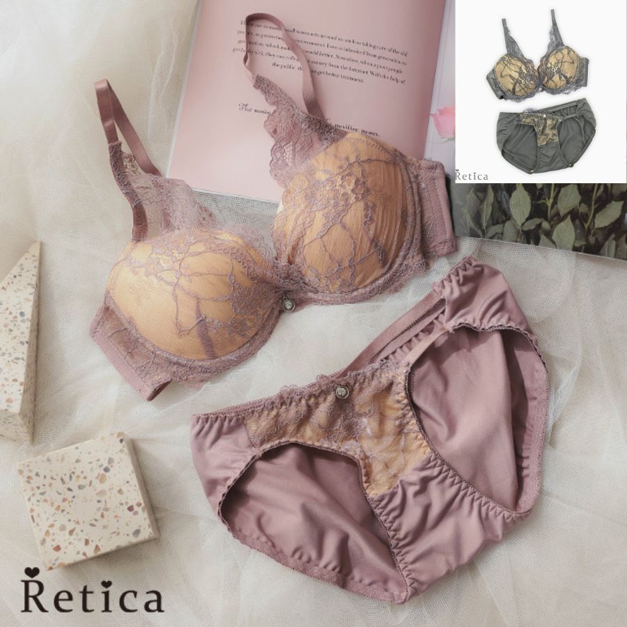 [2点セット] 下着 レディース 上下セット ランジェリー 上品 可愛い ブラック ホワイト 10代 20代 30代 40代 レース 勝負下着 ビジュー セクシー 可愛い ブラ ショーツ セット チャコール ダスティピンク 谷間 美胸 盛れる