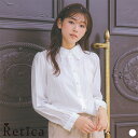 【MAX99%OFF SALE開催中★】レディース ブラウス シャツ フォーマル トップス スーツ 長袖 おしゃれ レース ママ ホワイト 七五三 通勤 OL ...