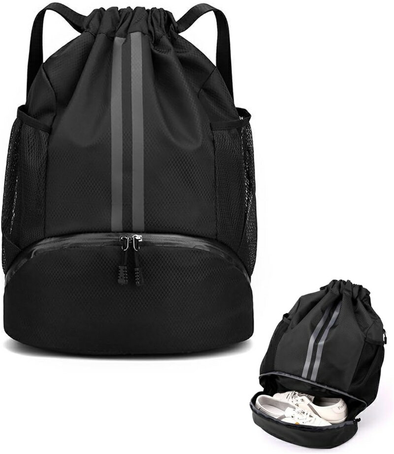 プールバッグ 防水ナップサック ジムサック 女の子 男の子 小学生 防水 軽量 大人 アウトドア 大容量 ..