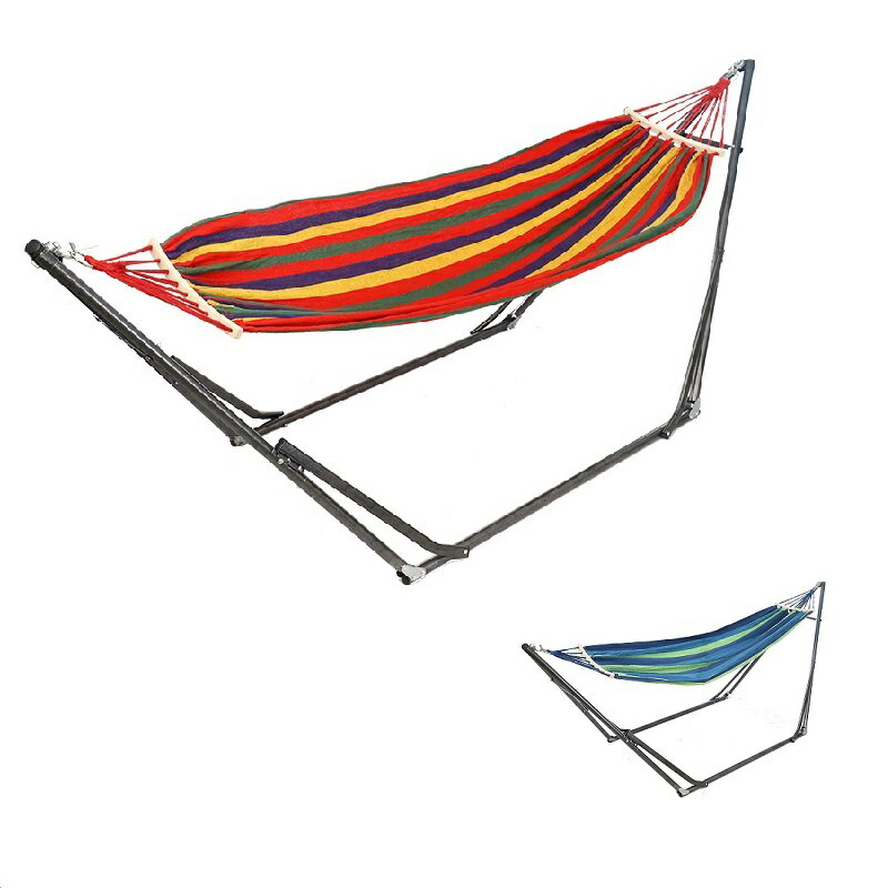 ポータブルハンモック ハンモック 自立式 折りたたみ 室内 屋外 持ち運び 2WAY