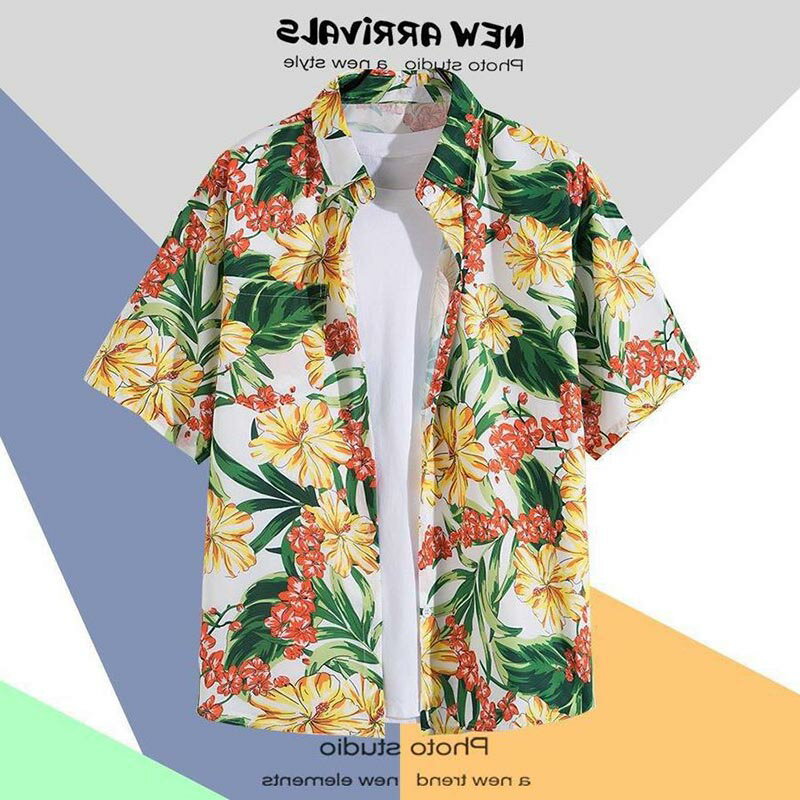 アロハシャツ メンズ アロハシャツ レディース 開襟シャツ 半袖 柄シャツ メンズ 親子ペアルック 涼しい ゆったり軽量 夏 おしゃれ ビッチ 旅行 八色