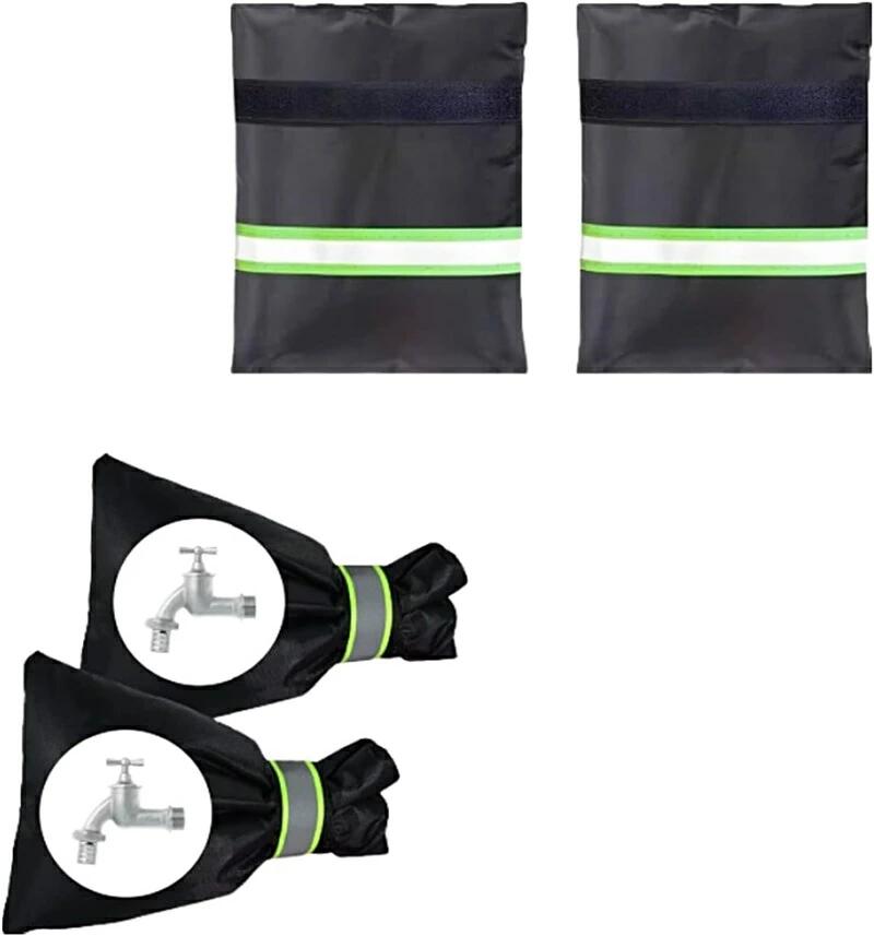 2枚セット 蛇口 水道管 凍結防止 水道凍結防止 カバー 蛇口カバー 損傷防止 汚れ防止 雨錆防止 破裂防..