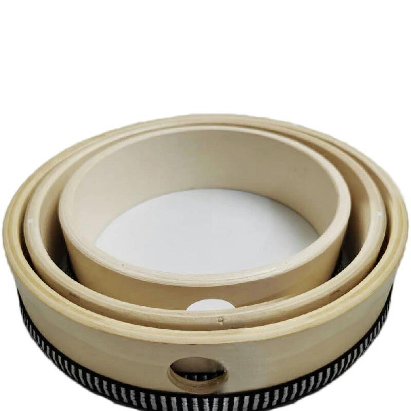 MXCZNR 楽天市場店のハンドドラム 木製フレーム ドラムセット ドラム ハンドヘルドドラム パーカッション スティック付き 楽器 リズム 学習 音楽 啓発 おもちゃ｜アングル2