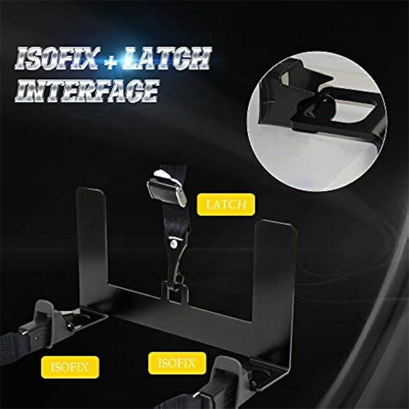 ガイドキャップ 左右セット 汎用 チャイルドシート ISOFIX latch固定器