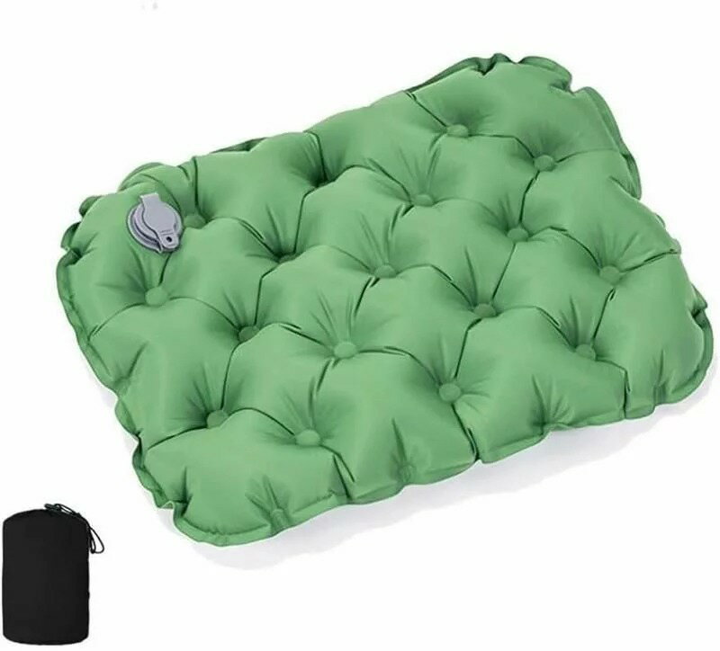 座布団 空気入れタイプ 30*40*7cm 防水 断熱 アウトドア 登山 遠足 70g超軽量 コンパクト クッション ..