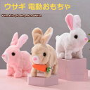 おもちゃ ウサギ 電動おもちゃ 電動動物 電動ぬいぐるみ 動くぬいぐるみ ぬいぐるみ 動くウサギ お世話 入園 お祝い ひな祭り ふわふわ 子供 キッズ 誕生日 プレゼント ギフト(3)