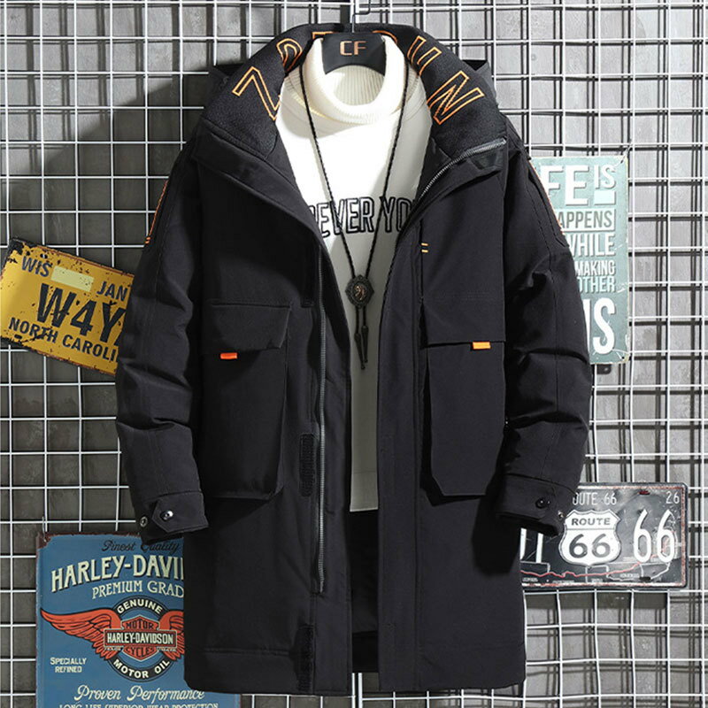 ベンチコート メンズ ダウンジャケット 分厚い 防寒保温 ロングコート 極暖 冬服 無地 ハイネック 通勤通学 ブルゾン スポーツ 軽量 おしゃれ 中綿ジャケット