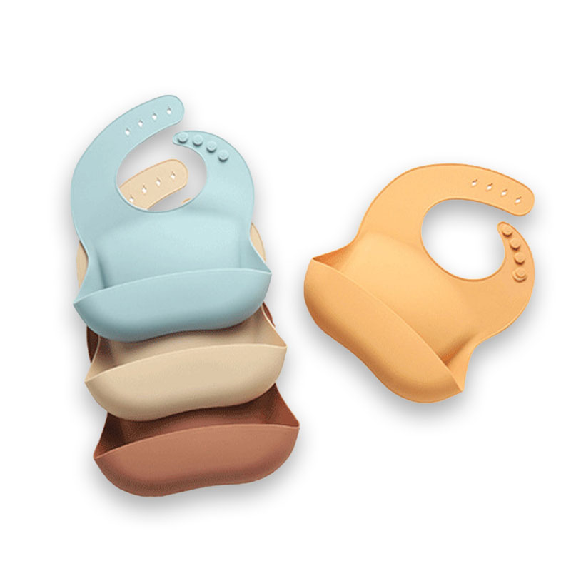 食事エプロン 2個セット シリコンビブ　防水 赤ちゃん 子供 キッズ よだれかけ 離乳食 お食事エプロン ..