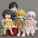 オビツ11 ドール 人形 服 衣装 パーカー フード ストライプ トップス アウトフィット オビツ 11cm ob11 ねんどろいど オビツろいど 人形服 人形...