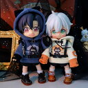 オビツ11 ドール 人形 服 ハロウィーン 猫耳パーカー 変身 3点セット トップス&ボトムス&バックパック アウトフィット オビツ 11cm ob11 ねんどろいど オビツろいど 人形服 人形用服 衣装