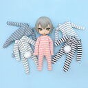 オビツ11 ドール 人形 服 衣装 パジャマ カバーオール 寝巻き アウトフィット オビツ 11cm ob11 ねんどろいど オビツろいど 人形服 人形用服