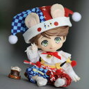 オビツ11 ドール 人形 服 サーカス ピエロ スーツ 3点セット トップス&ボトムス&ハット アウトフィット オビツ 11cm ob11 ねんどろいど オビツ...