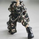球体関節人形 1/6 幼SD ドール 人形 服 衣装 タクティカルスーツ ミリタリー 迷彩柄 2点セット ボディスーツ&チェストリグ 戦闘服 迷彩服 アウトフィ...