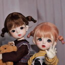球体関節人形 BJD ウィッグ かつら 1/4 1/6 1/8 オビツ11 ドール 人形 お団子 髪の毛 ヘア 11〜12cm/12.5〜13cm/13.5〜1...