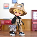 オビツ11 ドール 人形 服 衣装 きつね ウルフ キャンプウェア スポーツウェア カジュアル アウトドア トップス&ボトムス&ベスト&リュック&ハット 5点セット アウトフィット オビツ 11cm ob11 ねんどろいど オビツろいど 人形服 人形用服