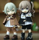 オビツ11 ドール 人形 服 衣装 マント レトロ トップス&ボトムス&マント 3点セット アウトフィット オビツ 11cm ob11 ねんどろいど オビツろい...