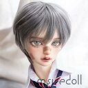 全10色 ドール ウィッグ 短髪 ショート BJD 男の子 女の子 球体関節人形 ウィッグ 人形パーツ 頭 ヘア カスタムドール パーツ 髪の毛 1/3 1/4 1/6 SD ドール 衣装 人形服 doll