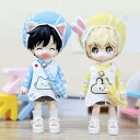 オビツ11 ドール 人形 服 衣装 ウサギ 猫耳 アイドル セット トップス&ボトムス&ハット&バッグ&ベスト 5点セット アウトフィット オビツ 11cm o...