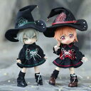 オビツ11 ドール 人形 服 衣装 マジカルセット ワンピース&ビスチェ&ハット&レッグウォーマー 4点セット アウトフィット オビツ 11cm ob11 ねんどろいど オビツろいど 人形服 人形用服
