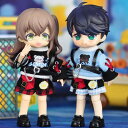 オビツ11 ドール 人形 服 くま 3点セット トップス&ボトムス&ハーネス アウトフィット オビツ 11cm ob11 ねんどろいど オビツろいど 人形服 人...