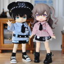 オビツ11 ドール 人形 服 アニマルポリス 制服 4点セット トップス&ボトムス&ハット&ネクタイ アウトフィット オビツ 11cm ob11 ねんどろいど ...
