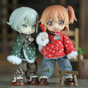 オビツ11 ドール 人形 服 衣装 新年 中華風 中国新年服 拜年服 漢服 中国伝統服 トップス&ボトム&ネックレス 3点セット アウトフィット オビツ 11c...
