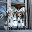 ブライス ネオブライス blythe 風のセーラー オビツ24 人形服 衣装 アウトフィット 人形 服 洋服 ドール カスタム