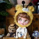 ブライス ネオブライス blythe はちみつクマスーツ オビツ24 人形服 衣装 アウトフィット 人形 服 洋服 ドール カスタム
