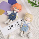 オビツ11 ドール 人形 服 衣装 ボトムス パンツ ズボン オールインワン サロペット かわいい 天使の羽付き エンジェル サスペンダー アウトフィット オビ...