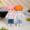 オビツ11 ドール 人形 服 衣装 ベスト チョッキ トップス セーター ラウンドネック 冬 スノーフレーク アウトフィット オビツ 11cm ob11 ねんど...