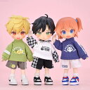 オビツ11 ドール 人形 服 衣装 トップス&ボトムス 2点セット アウトフィット オビツ 11cm ob11 ねんどろいど オビツろいど 人形服 人形用服