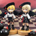 オビツ11 ドール 人形 服 衣装 スウィートデビル トップス&ボトムス&ソックス&デビルウィング 4点セット アウトフィット オビツ 11cm ob11 ねん...