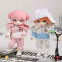 オビツ11 ドール 人形 服 カジュアルスポーツセット ジャージ パーカー&パンツ 帽子 アウトフィット オビツ 11cm ob11 ねんどろいど オビツろいど...